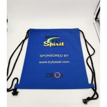 bolsa de deporte de lona personalizada con mochila con cordón